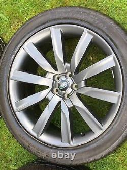 Genuine 21 Range Rover Velar Evoque Discovery Sport Alloy Wheels Conti Tyres