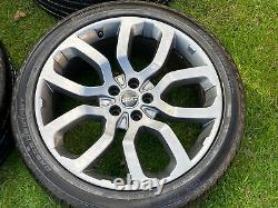Genuine 22 Range Rover Sport Vogue Discovery Svr Alloy Wheels Conti Tyres