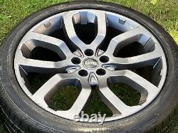 Genuine 22 Range Rover Sport Vogue Discovery Svr Alloy Wheels Conti Tyres