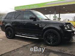 Genuine Gloss Black Range Rover Sport Vogue Discovery Alloy Wheels Alloys Tyres