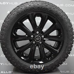 Genuine Land Rover Discovery 5 Style 5002 20 Inch Black Alloy Wheels+tyres X5