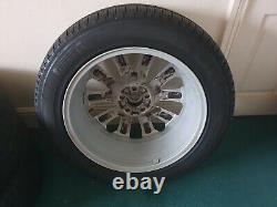 Genuine Land Rover-Range Rover-Discovery 20 Silver 5002 Alloy Wheels & Tyres