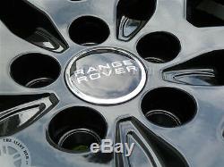 Genuine Range Rover Evoque 20inch Black Alloy Wheels+pirelli 245/45r20 Tyres X4