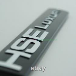 Hse Luxury Badge Gloss Black Chrome For Discovery Range Rover Vogue Sport Disco