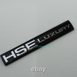 Hse Luxury Badge Gloss Black Chrome For Discovery Range Rover Vogue Sport Disco