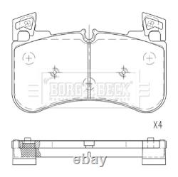 KGF Front Brake Pads Set Fits Land Rover Discovery Range Sport 3.0 D LR138646