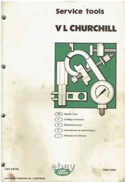 LAND ROVER DEFENDER DISCOVERY Mk1 RANGE ROVER Mk1'94-95 SERVICE TOOLS CATALOGUE