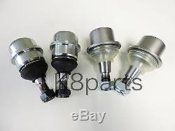 LAND ROVER DISCOVERY 2 RANGE P38 UPPER & LOWER BALL JOINT SET x4 FTC3570 FTC3571