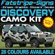 LAND ROVER DISCOVERY GRAPHICS CAMO STICKERS DECALS CAMOUFLAGE STRIPES 4x4 2 3 4