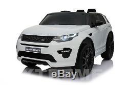 Land / Range Rover Discovery 12v Licensed New Ride On Car / White 2020 Model