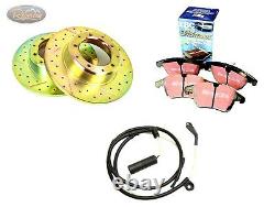 Land Rover Discovery 3 Tdv6 Front Performance Discs, Ebc Pads & Sensor Kit