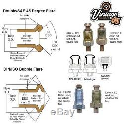 Land Rover Discovery DIN 4.75mm Flare 3/16 Copper Brake Pipe Line Repair Kit