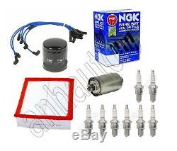 Land Rover Discovery II Tune Up Kit Oil-Air-Fuel-Filters-Spark Plugs-Wires 99-04