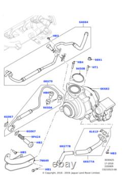 Land Rover Genuine Hose Oil Return Fits Range Rover Evoque Discovery LR022101