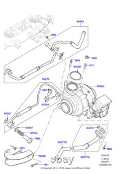 Land Rover Genuine Hose Oil Return Fits Range Rover Evoque Discovery LR022101