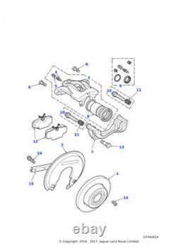 Land Rover Genuine Housing Rear Caliper Fits Discovery Range Rover STC1905E