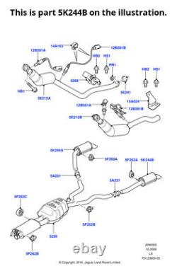 Land Rover Genuine Muffler And Pipe Rear Fits Discovery 3 Range Rover WCI500150