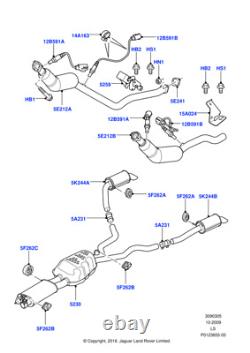 Land Rover Genuine Muffler And Pipe Rear Fits Discovery 3 Range Rover WCI500150