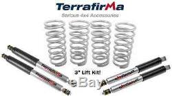 Land Rover Lift Kit Discovery D90 RRC 3 Springs with Shocks by TerraFirma NEW