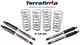 Land Rover Lift Kit Discovery D90 RRC 3 Springs with Shocks by TerraFirma NEW