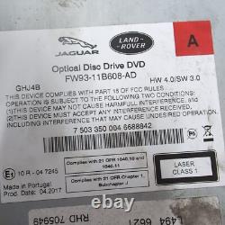 Land Rover Range Rover Sport 2017 DVD Optical Disc Drive FW93-11B608-AD