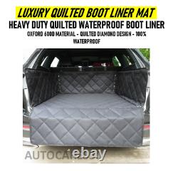 Luxury Heavy Duty Quilted Waterproof Car Boot Liner For LAND ROVER DISCOVERY 3 4