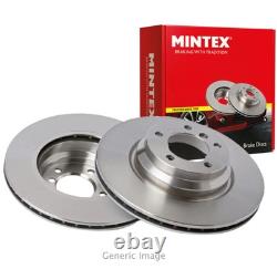MINTEX Front Brake Discs Pair Fits Land Rover Defender Discovery Range Rover