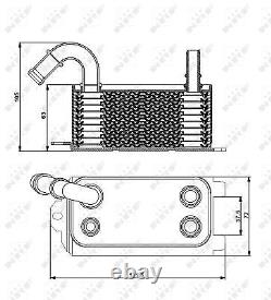 OIL COOLER AUTOMATIC TRANSMISSION FOR FORD C-MAX/II/Van MONDEO/IV/Turnier 1.6L