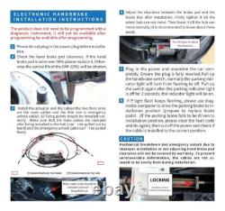 Parking Brake Actuator Module for Discovery 3 L319 Range Rover L322 MK3 LR019223