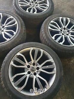 Range Rover 20 Alloy Wheels & Tyres Set Vogue Sport Discovery Complete Set