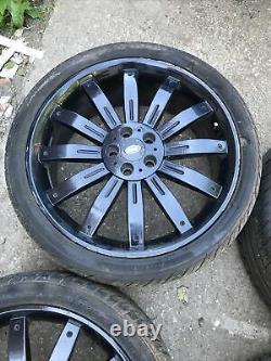 Range Rover 22 Alloy Wheels with Tyres 5x108 PCD Land Rover Discovery L322