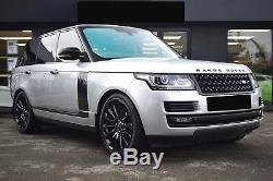 Range Rover 22 Turbine Alloy Wheels Sport Discovery Stealth Black Vogue L405