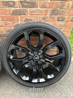 Range Rover Defender Sport Discovery 22 Inch Alloy Wheels Continental Tyres