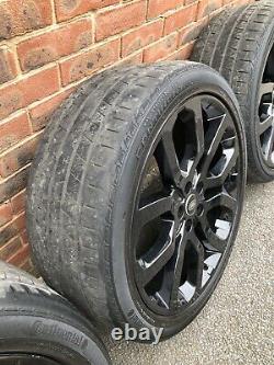 Range Rover Defender Sport Discovery 22 Inch Alloy Wheels Continental Tyres