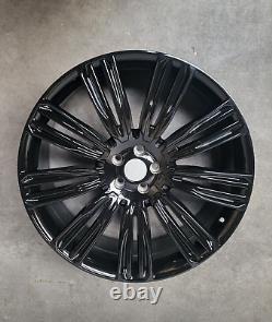 Range Rover Evoque Gloss Black 22 inch R Dynamic Style Alloy Wheels New x4