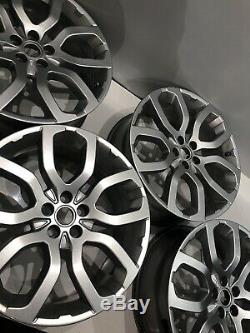 Range Rover Evoque alloy wheels 20 Discovery Sport Velar Genuine BJ32-EB SET