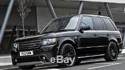 Range Rover Kahn RS Style 22 Alloy Wheels Sport Discovery Black Vogue L320 L322