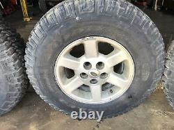 Range Rover P38 Discovery 2 Td5 Off Road 16 Alloy Wheels Tyres Lt235/80/16