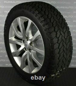 Range Rover Sport 20 Alloy Wheels Genuine With General Grabber AT Tyres TPMS 4