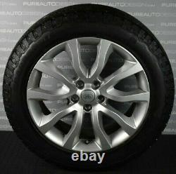 Range Rover Sport 20 Alloy Wheels Genuine With General Grabber AT Tyres TPMS 4