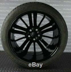 Range Rover Sport 20 Inch Alloy Wheels With Tyres PIANO GLOSS BLACK x 4