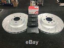 Range Rover Sport Tdv6 Tdv8 Brake Disc Drilled Grooved Brembo Brake Pads Front