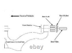 Range Rover Superpro Front Lower Bottom Arm Rear Bush Kit Polyurethane Spf3456k