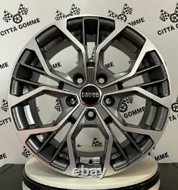 Set 4 alloy wheels compatible range rover evoque velar discovery 17 NEW