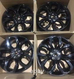 Set Of 4 19 Evoque Discovery Sport Alloys Black Ideal For Winter LR064196