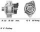 WAI Alternator 85AMP for Rover 416 1.6 1995-2000 WA21901N