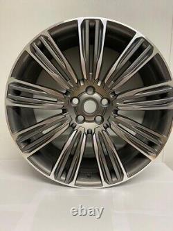 X4 22 TS-012 Style Alloys Gunmetal To Fit Range Rover Vogue Sport Discovery 4 5